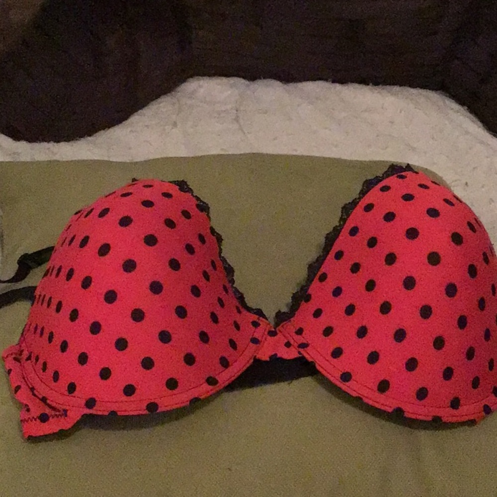 Polka dot bra